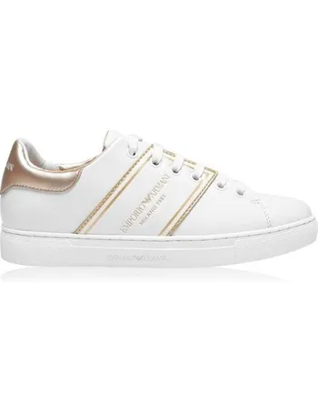 armani girls trainers