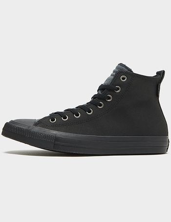 Jd sports sales black leather converse