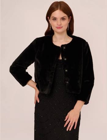 Shop Adrianna Papell Women s Black Jackets up to 70 Off DealDoodle