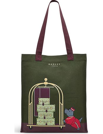 Radley canvas tote bag on sale sale