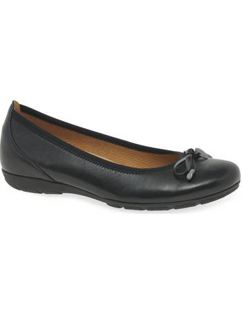 gabor ample leather ballet pumps