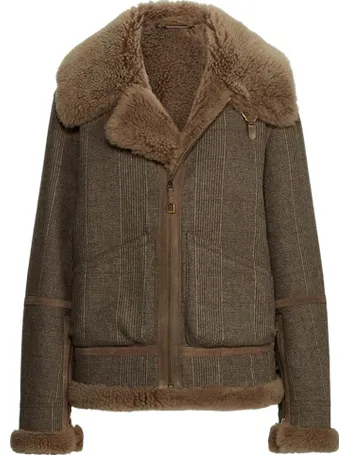 ralph lauren shearling aviator jacket