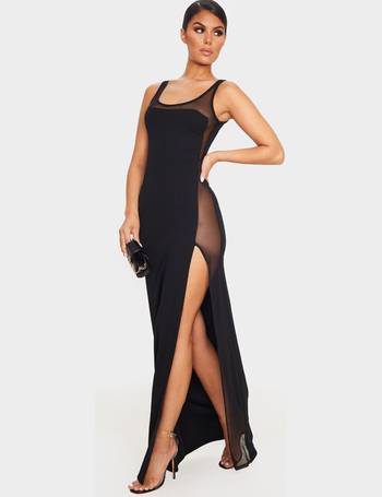 Extreme split best sale maxi dress