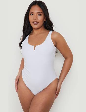 Plus Curve Enhance Smoothing Wrap Swimsuit