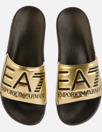 emporio armani ea7 seaworld slides women's