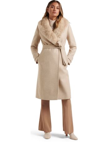 Belted Shawl Collar Coat - Willow Jane