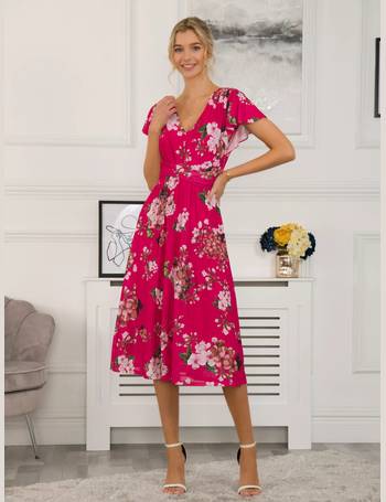 Shop Jolie Moi Women's Pink Wrap Dresses up to 55% Off