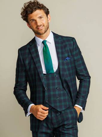 slaters green suit