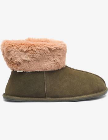 next suede slipper boots