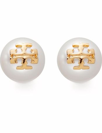 Shop Tory Burch Women's Pearl Earrings up to 70% Off | DealDoodle