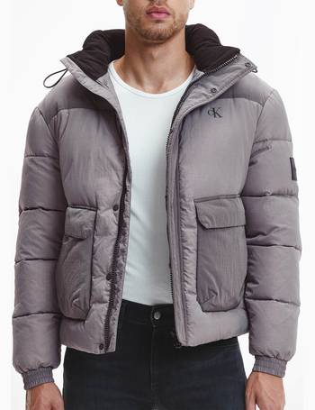 calvin klein padded western puffer