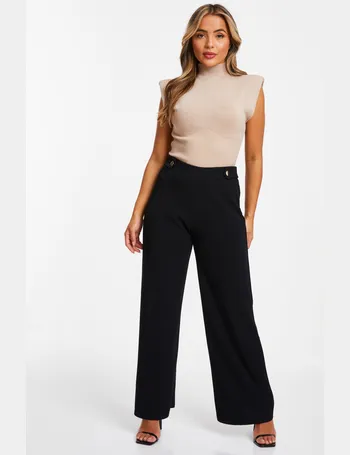 Shop Quiz Clothing Women's High Waisted Petite Trousers up to 60% Off