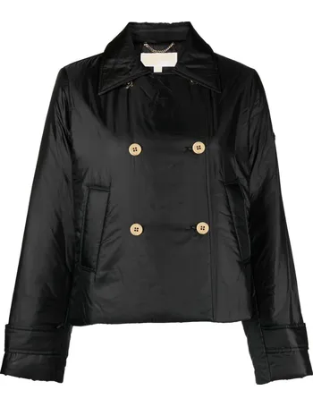 Michael Kors logo-tape Hooded Puffer Jacket - Farfetch