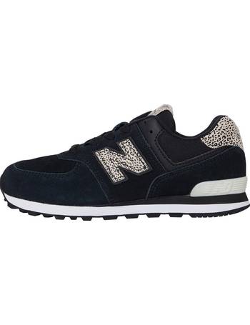 new balance 574 black animal print