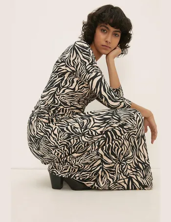 leopard wrap midi dress oasis