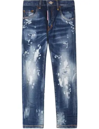 Shop Dsquared2 Distressed Jeans For Boy Up To 70 Off Dealdoodle