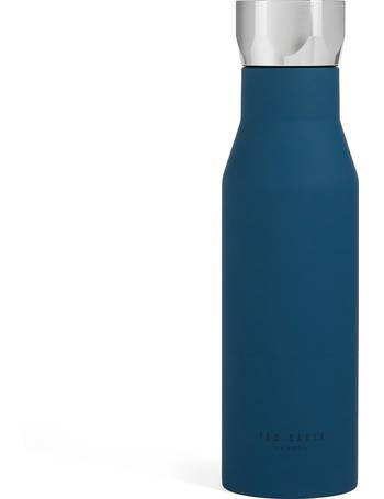Ted Baker Hexagonal Lid Water Bottle, 425ml, Pale Gold