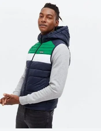 jack and jones green puffer jacket