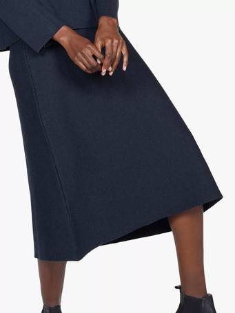 Thought AW18 Painters Skirt in Slate Grey 