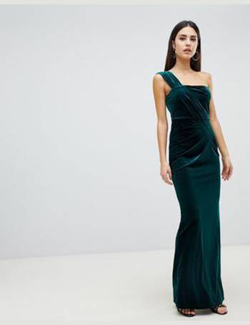 green velvet asos dress