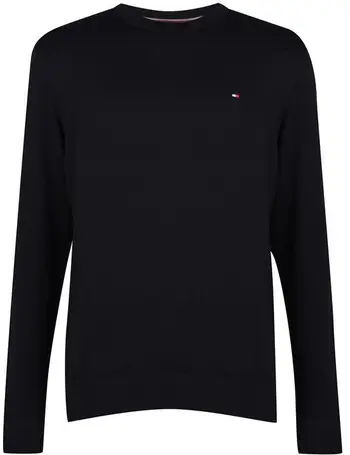 tommy hilfiger black jumper mens