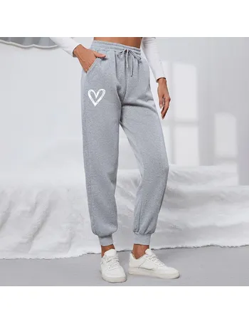 Slant Pocket Drawstring Waist Joggers