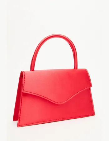 Quiz red clutch on sale bag