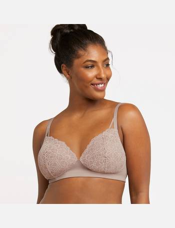 Non-underwired full cup bra in lace black La Redoute Collections