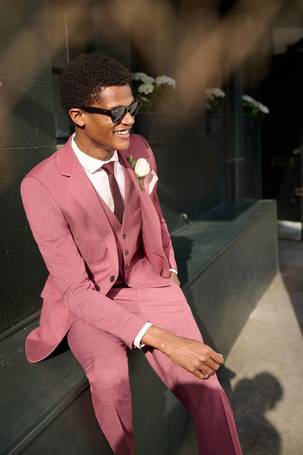 debenhams burgundy suit