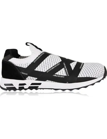 armani velcro runner trainers