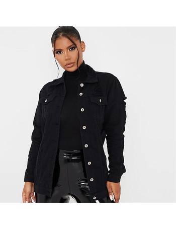 I saw it first black best sale denim jacket