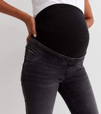 Maternity Black Lift & Shape Over Bump Emilee Jeggings