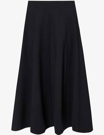 Shop THEORY Women's Black Midi Skirts up to 75% Off