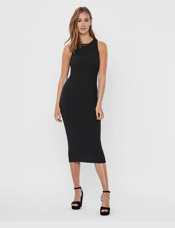 Shop Vero Moda Women's Black Midi Dresses up to 75% Off DealDoodle