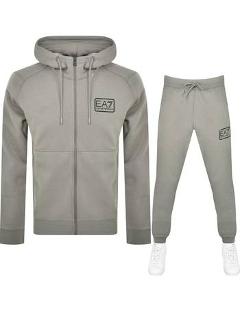 Shop Ea7 Men s Grey Tracksuits up to 50 Off DealDoodle