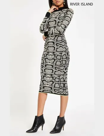 snakeskin dress river island