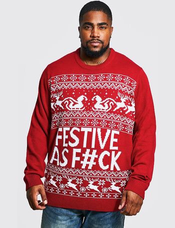 boohoo mens christmas jumper