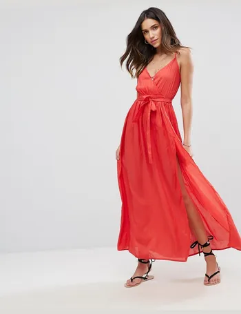 red beach dresses uk