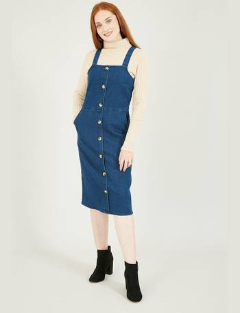 Debenhams denim clearance pinafore dress