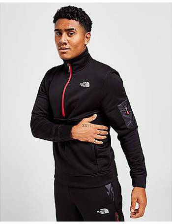 black north face tracksuit mens