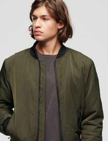 Shop Superdry Men's Black Bomber Jackets up to 75% Off