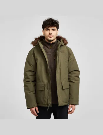 mens parka coats with fur hood north face