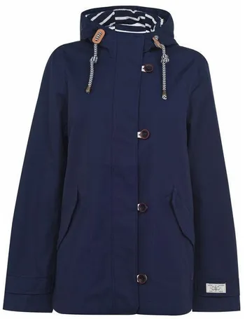 joules waterproof hooded jacket with toggle