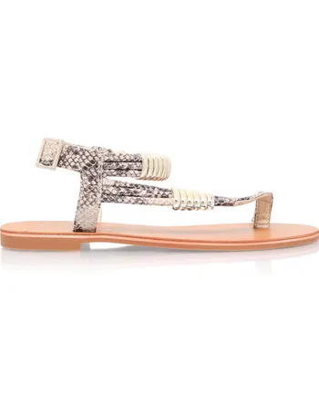 carvela klipper orange sandals