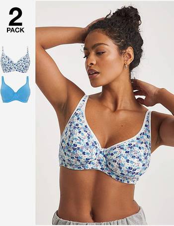 2 Pack Slimma Underwired Full Cup Bras