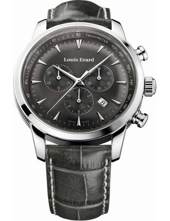 Louis Erard Automatic Chronograph Watch Heritage Collection Silver  Stainless Steel 78104AA11.BMA22 