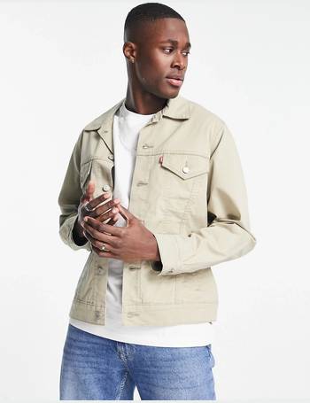 white levi jacket for men