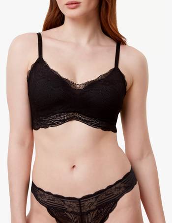 Playful Promises Bettie Page Melda Satin And Lace Bra at John Lewis &  Partners