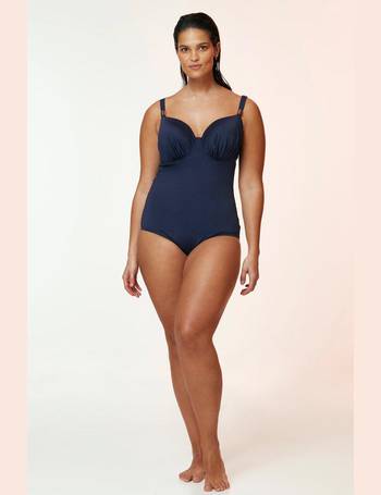 BNWT Evans Green Print Halter Neck Swimsuit Swimming Costume Plus Size 20 