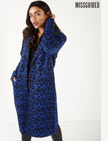 Missguided leopard clearance print coat